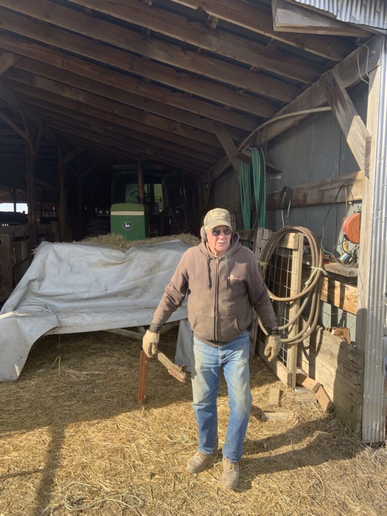 Steve Kluemper's Dad and barn